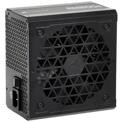 Image de Corsair RM850e (2023) Alimentation ATX entièrement modulaire à Faible Bruit Conforme 3.0 et PCIe 5.0 Condensateurs évalués 105C Efficacité 80 Plus Gold Support de Veille Moderne Noir