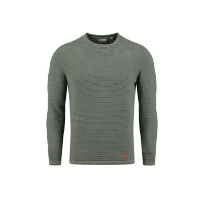 Image de Key Largo MST Manuel Round Pullover, Homme, Taille: XL, Khaki