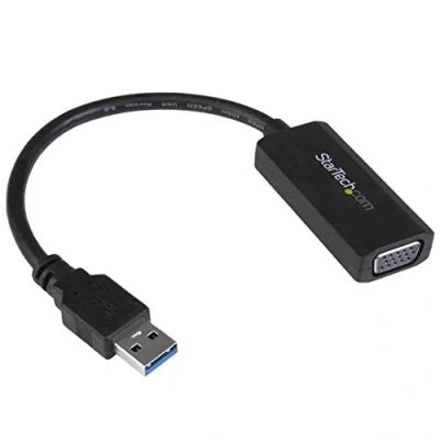 Image de StarTech.com Adaptateur vidéo USB 3.0 vers VGA Carte graphique externe avec installation du pilote intégrée 1080p (USB32VGAV)
