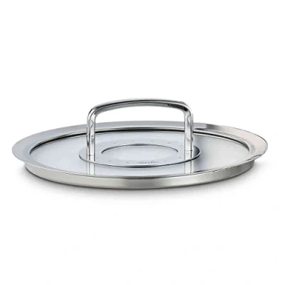 Image de Fissler Collection Original Profi 084 109 16 600/0 Couvercle De Rechange En Verre (16 cm) Pour Faitouts, Résistant À La Chaleur, Argent