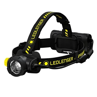 Image de Lampe frontale LED Ledlenser H15R Work solide, rechargeable batterie lithium, étanche IP67, 2500 lumens, IRC élevé, variable en continu, portée de 250m, câble charge USB aimanté