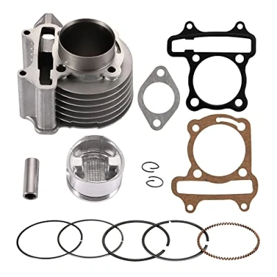 Image de GOOFIT kit 57.4mm Chemises de Cylindre alésage avec Piston Remplacement pour Moteur 4 Temps GY6 150cc 157qmj 152QMI Chinese Installed Scooter Moped Parts Mobylette taotao quads ATV