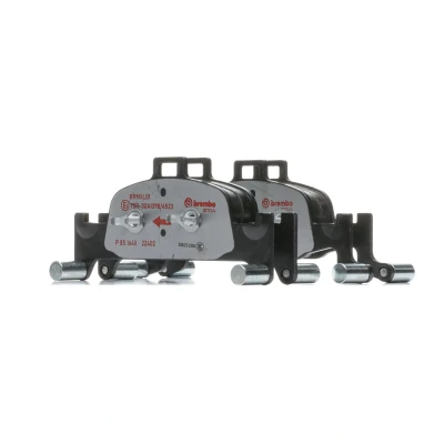 Image de BREMBO P 85 164X Jeu de plaquettes frein préparé pour indicateur d&#039;usure avec tôle anti bruit masses d&#039;équilibrage, sans accessoires AUDI: Q5