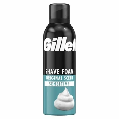 Image de Gillette Mousse à raser classique pour homme (200 ml), cadeau