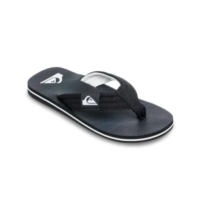 Image de Quiksilver Molokai Layback Tongs pour enfants, Taille: 36, Black connect Coton