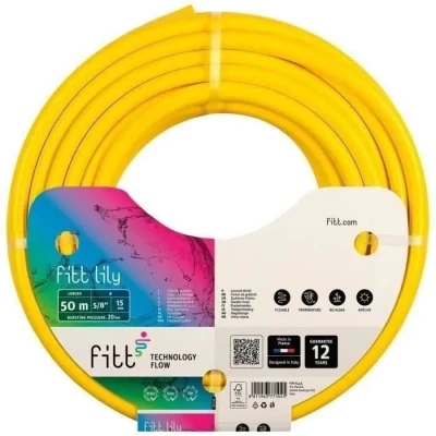 Image de FITT Tuyau lily jaune 3 couches usage fréquent d 15mm x 50