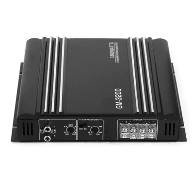 Image de EBTOOLS pour amplis de voiture amplificateur stéréo 12 V, 3800 W puissance Audio 2 canaux V noir en alliage d&#039;aluminium Auto Hifi ampli