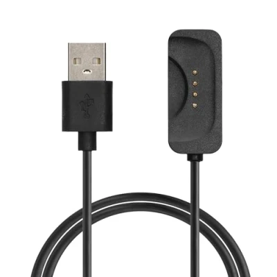 Image de kwmobile Câble USB compatible avec OnePlus Watch 2 rechange chargeur fitness tracker montre connectée noir