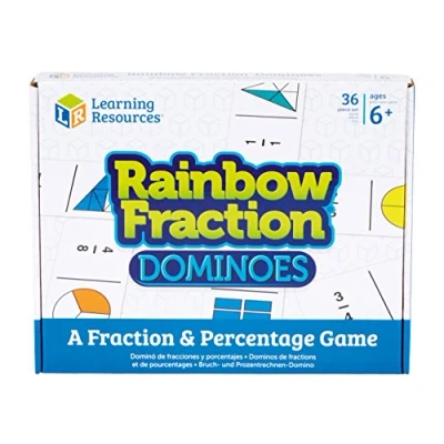 Image de Learning Resources Dominos de fractions Rainbow Fraction