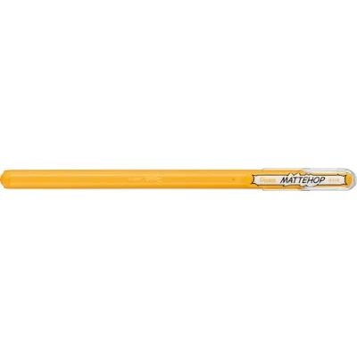 Image de Pentel K110 VGX Mattehop Stylo à encre gel haute couverture avec finition mate Modèle capuchon Jaune