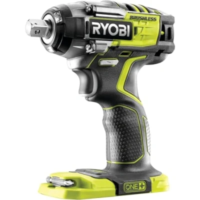 Image de RYOBI Boulonneuse Électrique Sans Fil 18V ONE+ 3 Modes 150/200/270Nm, Mode Autostop 120Nm Emmanchement Carré 1/2&quot;, Adaptateur Hexagonal 1/4&quot; Batterie et Chargeur non Inclus R18IW7 0