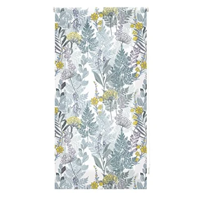 Image de Blindecor Flores Store Enrouleur translucide avec Impression numérique Modèle Blossom 90 x 180 cm (Largeur Hauteur) Dimensions du Tissu 87 175 pour fenêtre