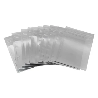 Image de 100pcs / lot Sacs Antistatiques Refermables Sachets de Rangement Zip Lock Pochette pour Composants électroniques Carte Mère Vidéo(6.5 * 12cm)