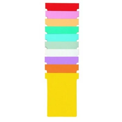Image de Nobo A50 Taille 2 T Cards Jaune (Lot de 100)