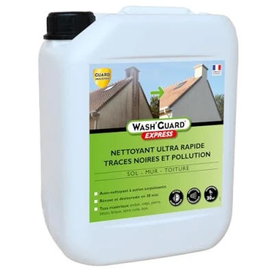 Image de Guard Industrie WashGuard Express Nettoyant extérieur désincrustant version ultra rapide 5 L jusqu&#039;à 30 m²