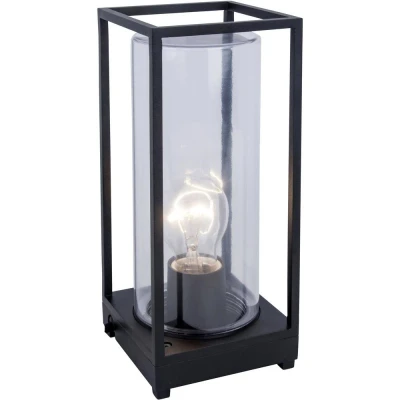 Image de Lutec Flair lampe de table d&#039;extérieur 12 x 27,2 cm IP44 noir mat