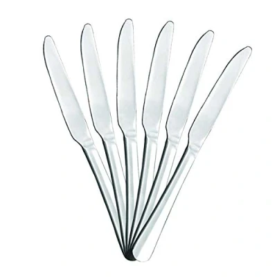 Image de Mr. Spoon 6 couteaux à fruits en acier inoxydable Collection Minimal 19,5 x 1,95 cm