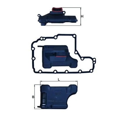 Image de MAHLE ORIGINAL HX 157D Filtre Boite Automatique avec joint d&#039;étanchéite OPEL: Zafira A, Astra G CC, Corsa C 3/5 portes
