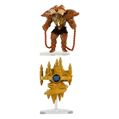 Image de Super Impulse 5502D YU Gi Oh Ensemble articulé très détaillé de 9,5 cm Comprenant Une Figurine Exodia et Un château des Illusions Sombres, Multicolore