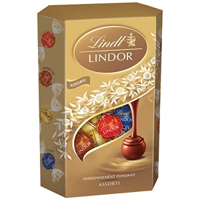 Image de Lindt Lindor Assorti Cornet 337 g