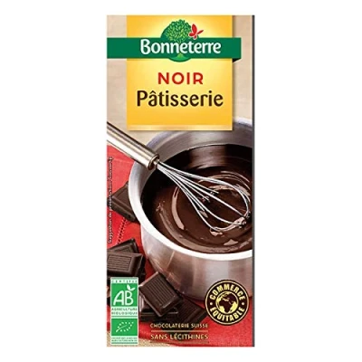 Image de Bonneterre Tablette Chocolat Noir Patisserie 60% 200G Vendu par unité