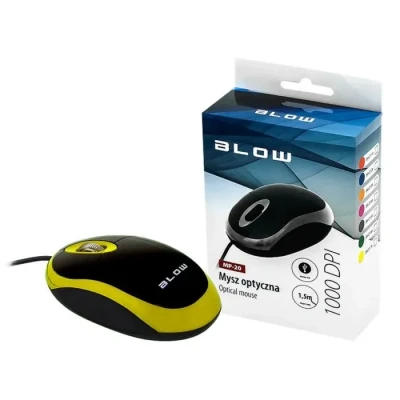 Image de BLOW Souris optique pour ordinateur USB MP 20 jaune