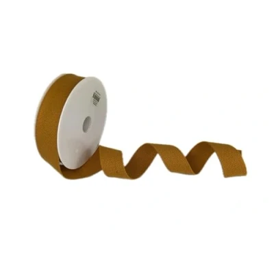 Image de Trimz Trimz1905 5 30 61 Sangle en Coton très résistante, doré, 5m x 30mm