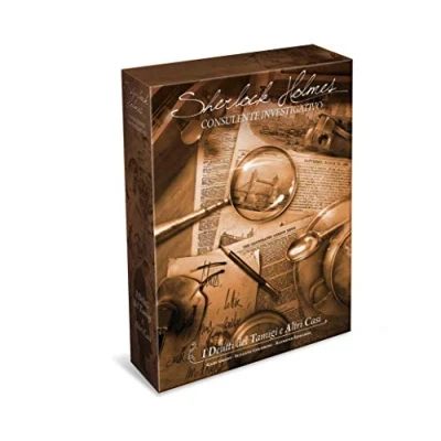 Image de Asmodee Sherlock Holmes Consulente Investigativo I Delitti Del Tamigi e Altri Casi Board Game in Italian