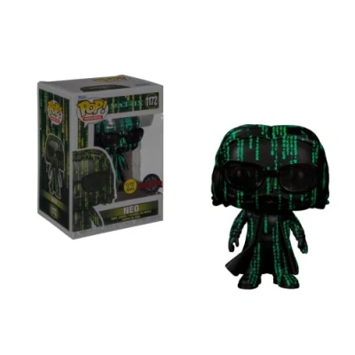 Image de le Matrix Resurrections Neo dans Glow Pop! Vinyle