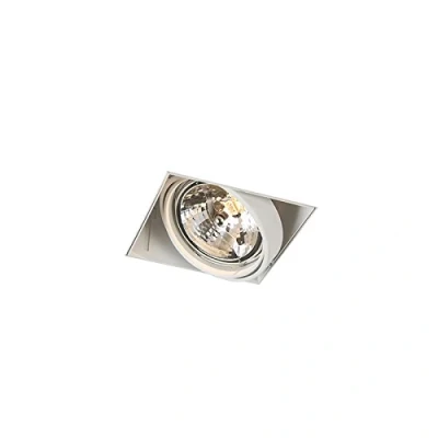 Image de Qazqa Spot encastrable blanc AR111 pivotant et inclinable sans bordure Oneon