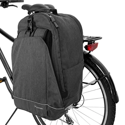 Image de Wozinsky sac de coffre vélo à dos avec cadre 2en1 30l noir (WBB33BK)