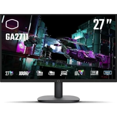 Image de Cooler Master Gaming GA2711 écran plat de PC 68,6 cm (27 ) 2560 x 1440 pixels Quad HD LCD Noir Neuf