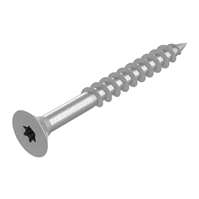 Image de SECCARO Lot de 250 vis à bois pour panneaux d&#039;aggloméré 3 x 30 mm, en acier inoxydable V2A VA A2, avec filetage partiel, TX/six pans creux