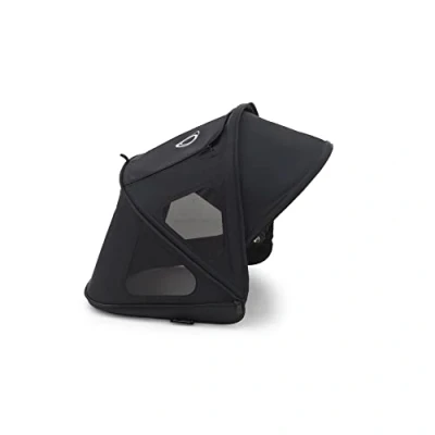 Image de Bugaboo Capote à fenêtres Dragonfly, extensible pour une couverture supplémentaire et protection solaire optimale, hydrofuge, nuit noire