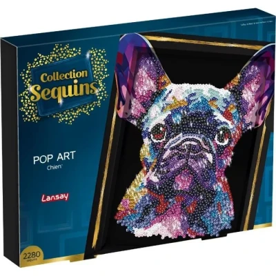 Image de COLLECTION SEQUINS POP ART CHIEN