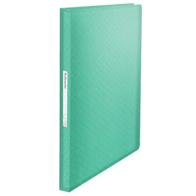 Image de Esselte Porte vues A4 avec 80 Pochettes, Capacité 160 Feuilles, Rangement &amp; Présentation de Documents, Maison / Bureau, Motif Texturé, Gamme Colour&#039;Breeze, Vert, 626238
