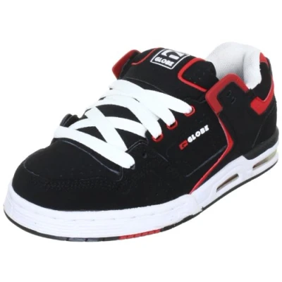 Image de Globe Cleaver, Chaussures de skate homme Multicolore (Black/Red/White), 40 EU (7)