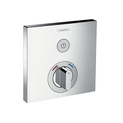 Image de hansgrohe ShowerSelect Set de finition pour mitigeur mécanique encastré avec robinet d&#039;arrêt , chromé, 15767000