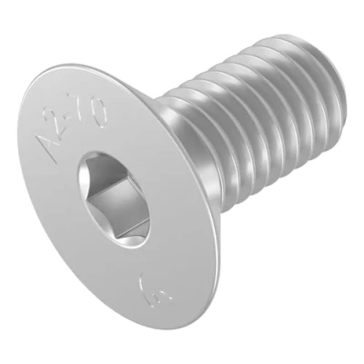 Image de Vis à tête fraisée SECCARO M8 x 18 mm, acier inoxydable V2A VA A2, DIN 7991 / ISO 10642, emboîture hexagonale, 20 pièces