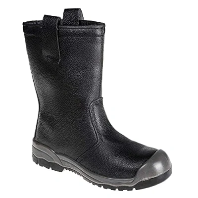 Image de Portwest Botte fourrée S1P(surembout renforcé), Couleur: Noir, Taille: 39, FW13BKR39