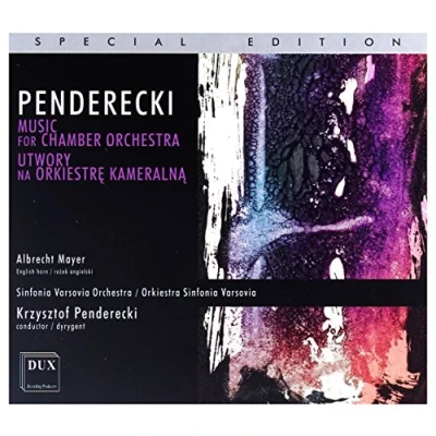 Image de Penderecki : Mus orch de chambre. Penderecki.