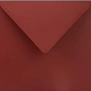 Image de Netuno 100x enveloppe carrée rouge foncé 153x153mm 115g Sirio Color Cherry enveloppes colorées décoratives élégante pour lettres invitations mariage Noël cartes de voeux anniversaire fêtes