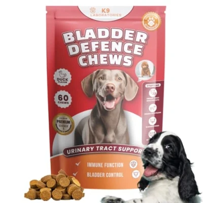 Image de Feuilleter Support Complément pour Vessies et Reins Chiens 100% Naturel Avec Canneberge, D Mannose &amp; Graines d&#039;ortie Soutient la Santé de Vessie des Voies Urinaires 60 Snacks à