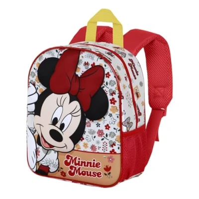 Image de Karactermania Disney Minnie mouse Flowered Elite Cartable d&#039;école pour enfants, Taille: One Size, red