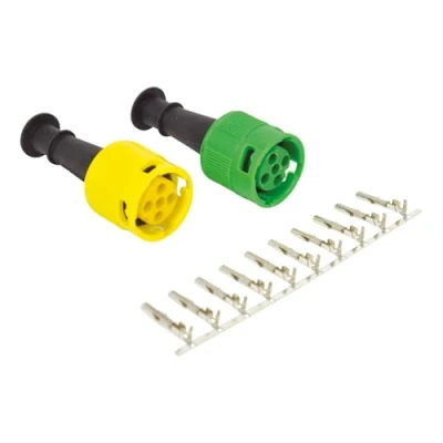 Image de Bouchons d&#039;éclairage Carpoint Jaune/Vert/Noir 7 pièces Universel Remorque