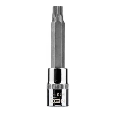 Image de NEO TOOLS 08 743 Clé à douille 1/2 M10 Acier chrome vanadium, d&#039;outil Spline