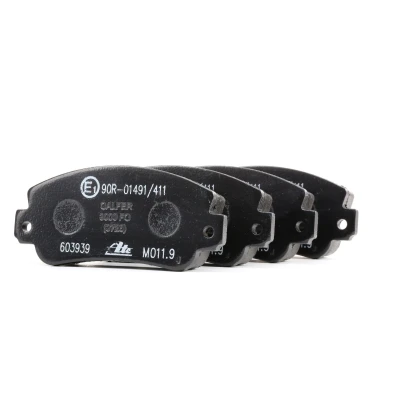 Image de ATE 13.0460 3939.2 Jeu de plaquettes frein préparé pour indicateur d&#039;usure, contact signal d&#039;usure exclu FIAT: Panda I 3/5 portes