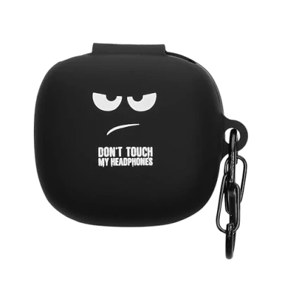 Image de kwmobile Housse pour écouteurs Compatible avec JBL Live Pro 2 TWS Coque de Protection en Silicone Blanc Noir