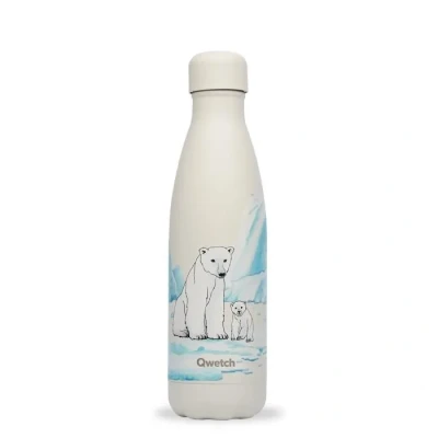 Image de QWETCH Bouteille Isotherme Ours Polaire 500 ML