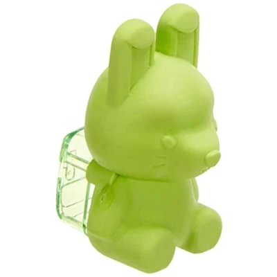 Image de Westcott E 66064 00 Lapin Gomme 3D avec taille crayon à un trou, 3,5 x 3,8 5 cm Vert
